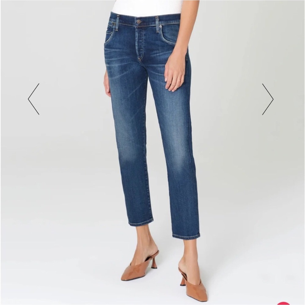 Citizens Of Humanity Dark Blue Slim Straight Jeans